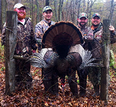 Guide Chip Wade, Doug Deharpart, Co Host Ty Smith, Owner Dave Lusk